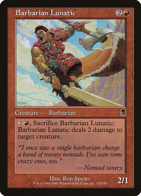 ODY: Barbarian Lunatic