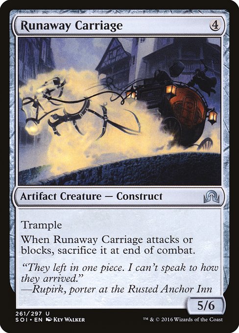 SOI: Runaway Carriage