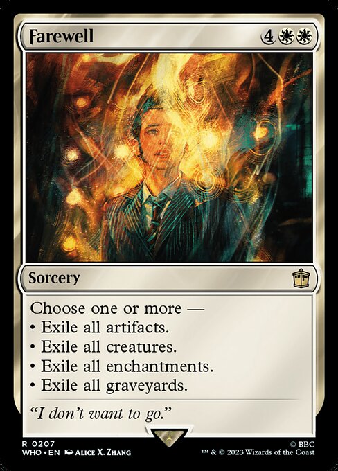 WHO: Farewell (Foil)