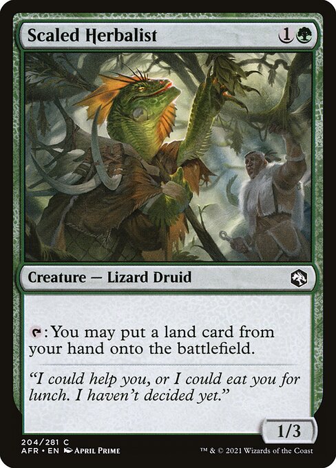 AFR: Scaled Herbalist (Foil)