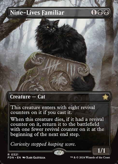 FDN: Nine-Lives Familiar (Borderless) (Foil)