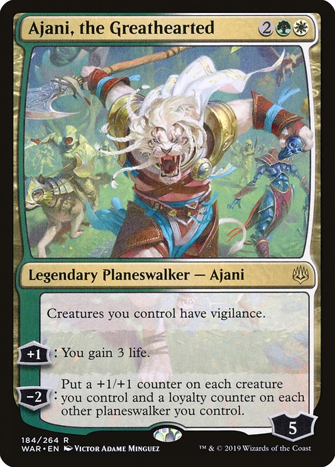 WAR: Ajani, the Greathearted (Foil)