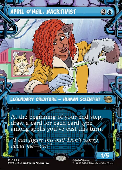 TMT: April O'Neil, Hacktivist (0227) (Showcase)