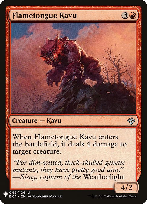 PLST: Flametongue Kavu