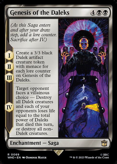 WHO: Genesis of the Daleks (Foil)