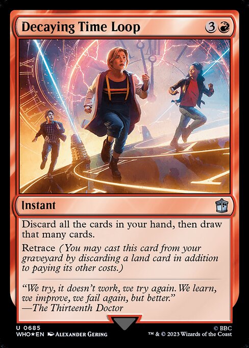 WHO: Decaying Time Loop (Surge Foil)