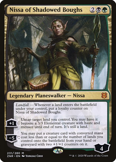 ZNR: Nissa of Shadowed Boughs