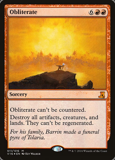 V16: Obliterate (Foil)