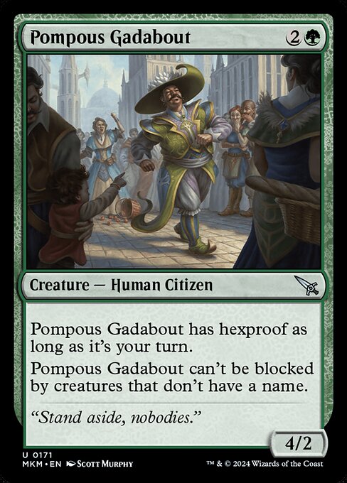 MKM: Pompous Gadabout (Foil)