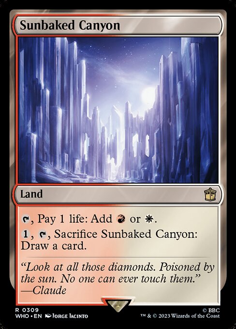 WHO: Sunbaked Canyon