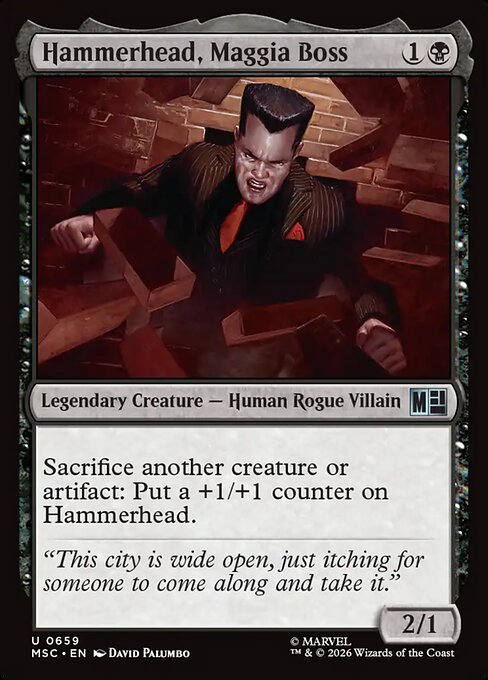 MSC: Hammerhead, Maggia Boss