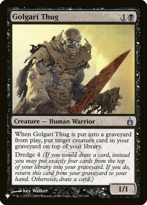 PLST: Golgari Thug