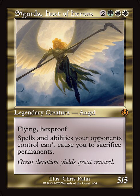 INR: Sigarda, Host of Herons (Retro Frame)