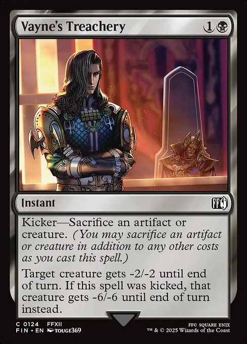 FIN: Vayne's Treachery (Foil)