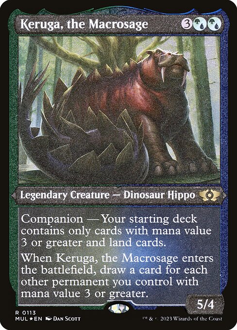 MUL: Keruga, the Macrosage (Foil Etched)