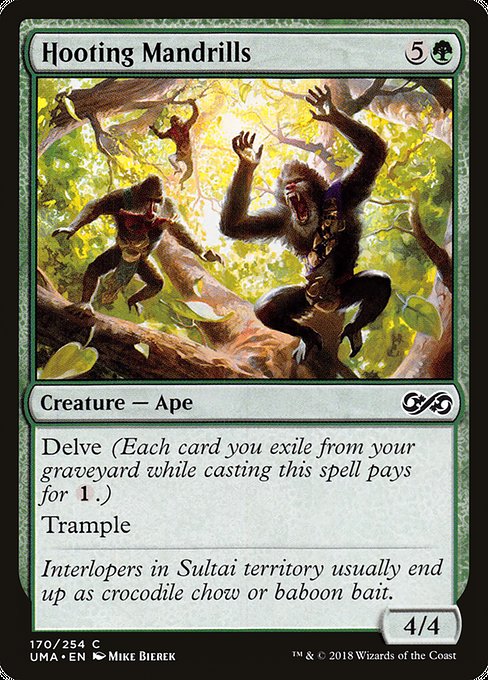 UMA: Hooting Mandrills (Foil)