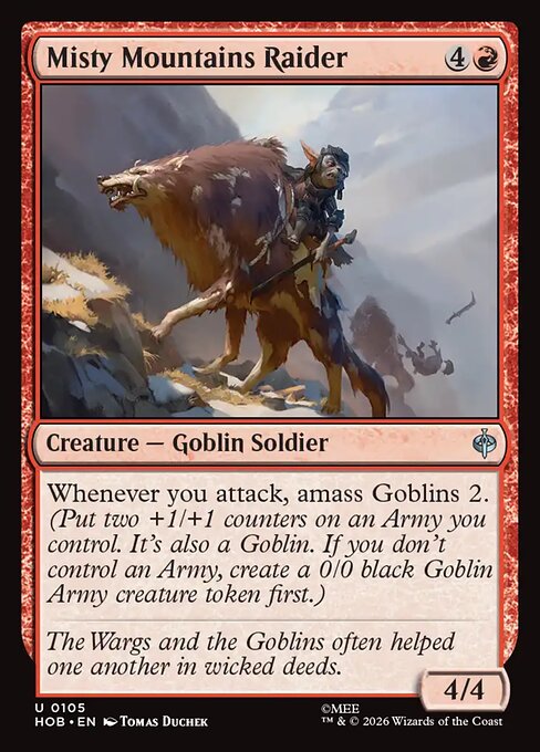 HOB: Misty Mountains Raider (Foil)