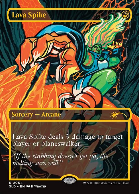 SLD: Lava Spike (2054) (Raised Foil)
