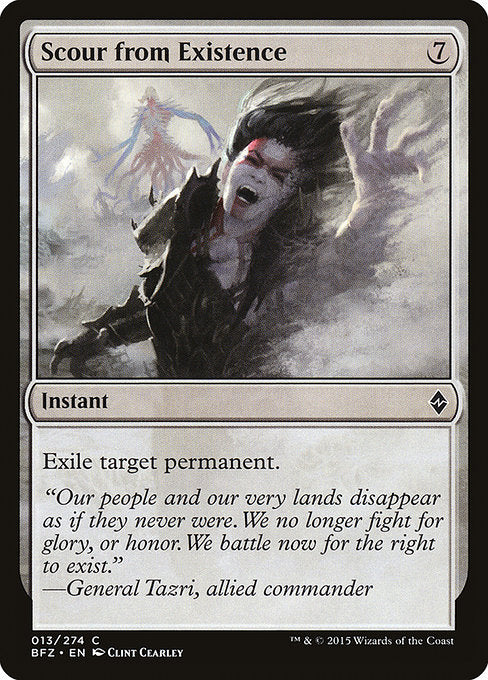 BFZ: Scour from Existence