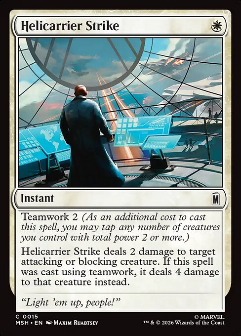 MSH: Helicarrier Strike (Foil)