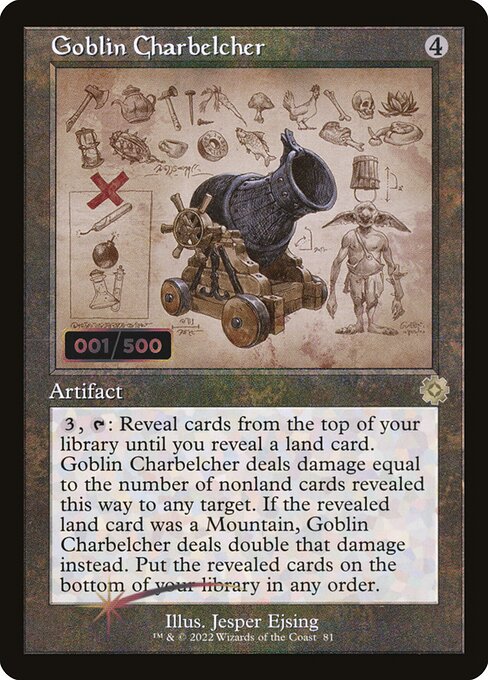 BRR: Goblin Charbelcher (Schematic) (Serial Numbered) (Foil)