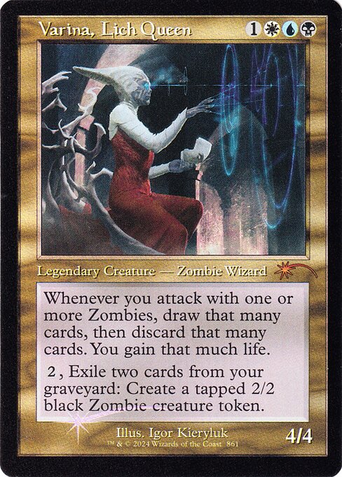 SLD: Varina, Lich Queen (Retro Frame) (Foil)