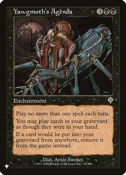 PLST: Yawgmoth's Agenda