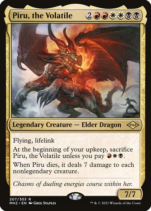 MH2: Piru, the Volatile (Foil)