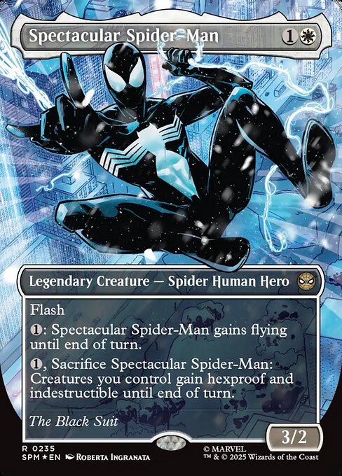 SPM: Spectacular Spider-Man (0235) (Borderless) (Textured Foil)