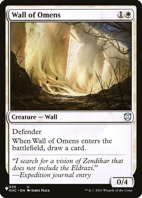 PLST: Wall of Omens (KHC)