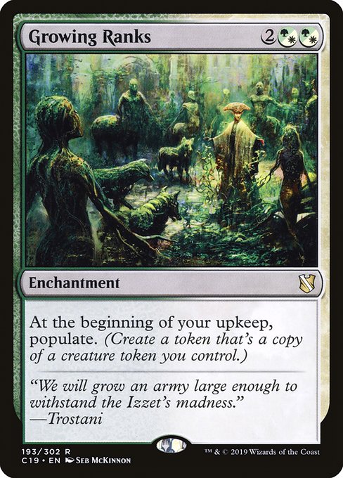 C19: Growing Ranks