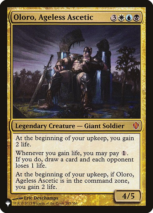 PLST: Oloro, Ageless Ascetic