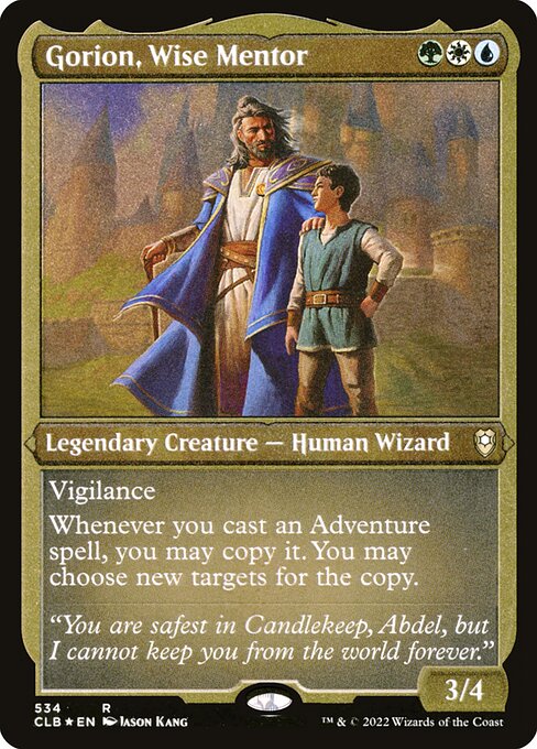 CLB: Gorion, Wise Mentor (Foil Etched)