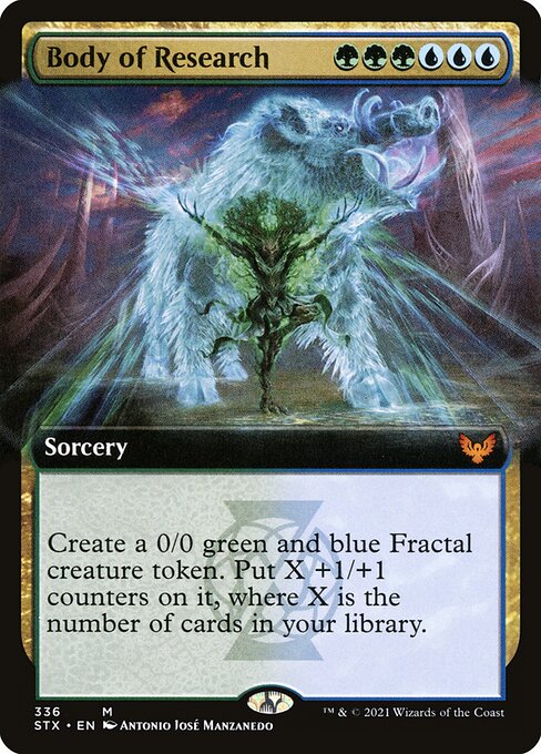 STX: Body of Research (Extended Art) (Foil)