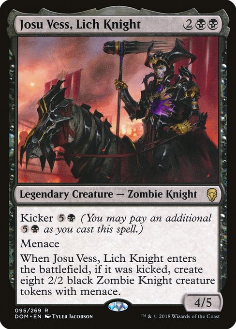DOM: Josu Vess, Lich Knight (Foil)