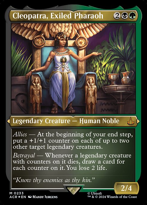 ACR: Cleopatra, Exiled Pharaoh (Foil Etched)