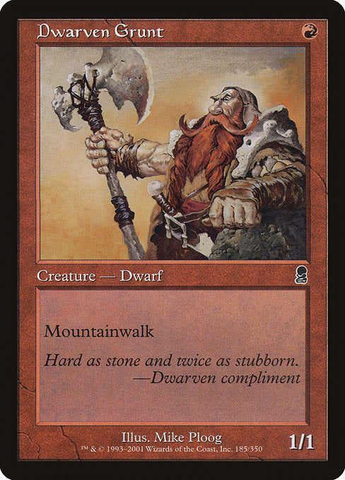 ODY: Dwarven Grunt (Foil)