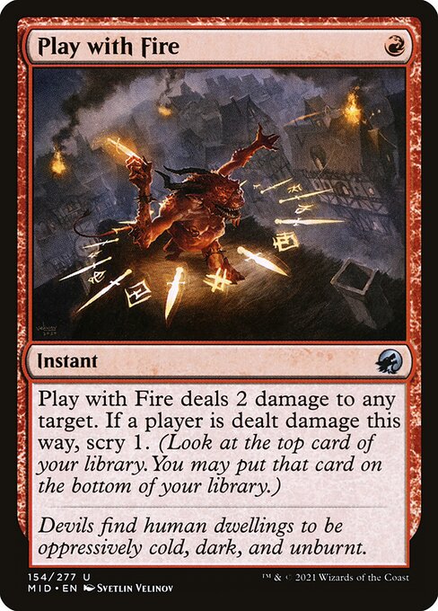 MID: Play with Fire (Foil)