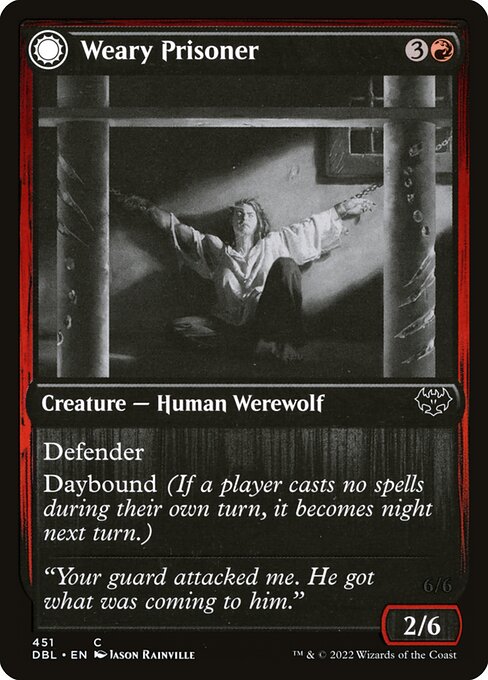 DBL: Weary Prisoner (Foil)