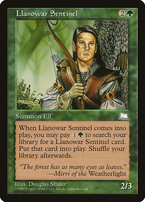 WTH: Llanowar Sentinel