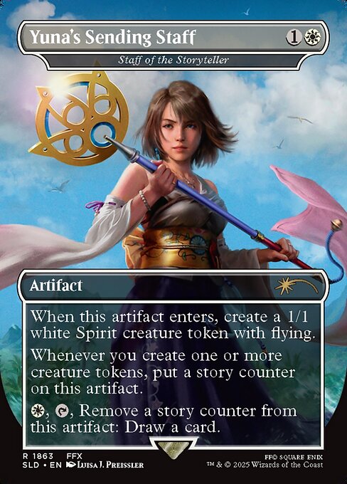 SLD: Yuna's Sending Staff - Staff of the Storyteller