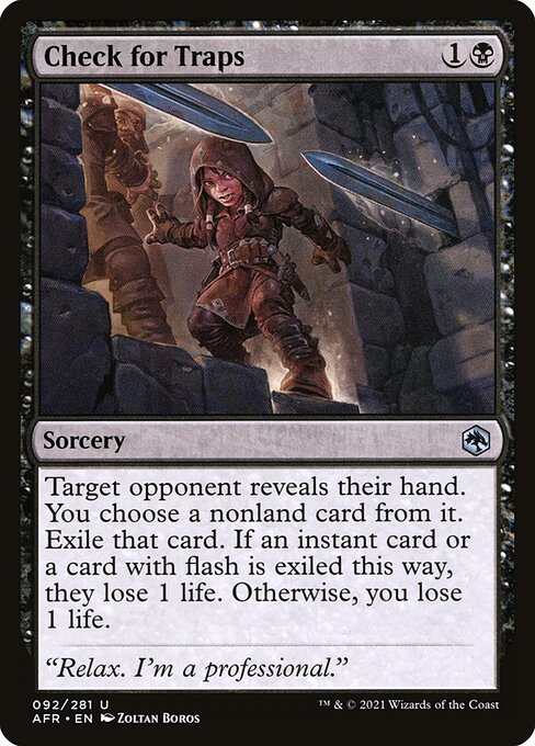 AFR: Check for Traps (Foil)