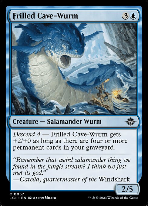 LCI: Frilled Cave-Wurm