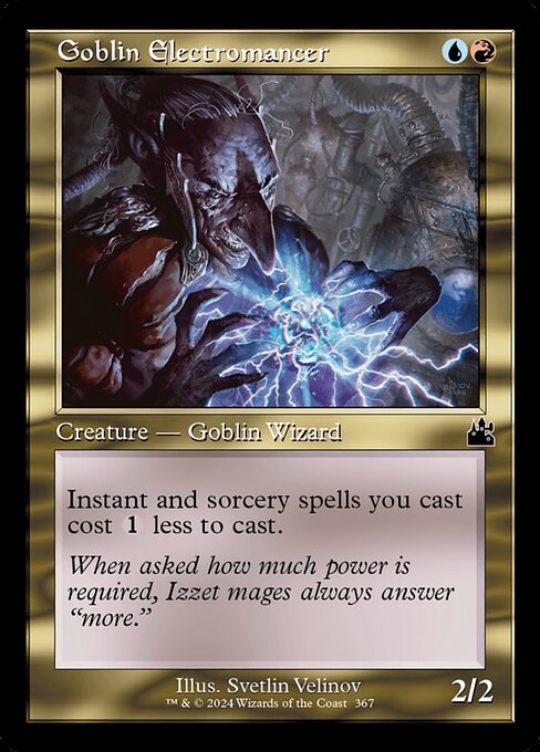 RVR: Goblin Electromancer (Retro Frame)
