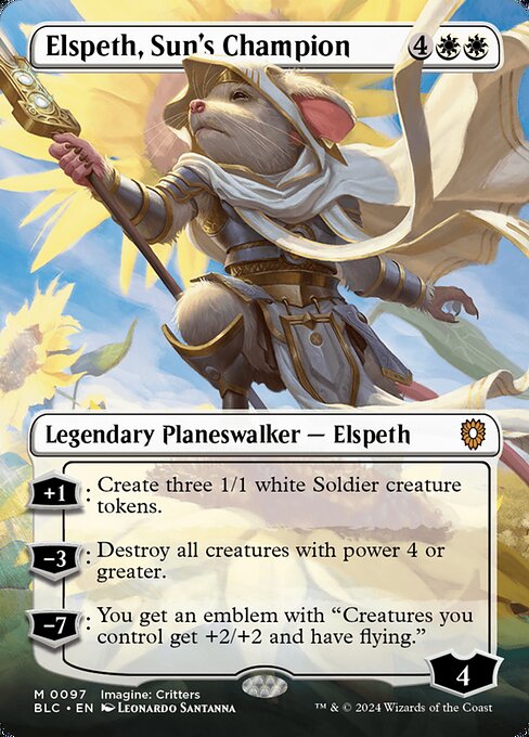 BLC: Elspeth, Sun's Champion (Borderless)