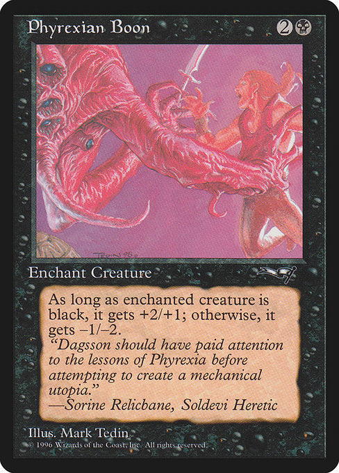 ALL: Phyrexian Boon (Man Held Aloft)