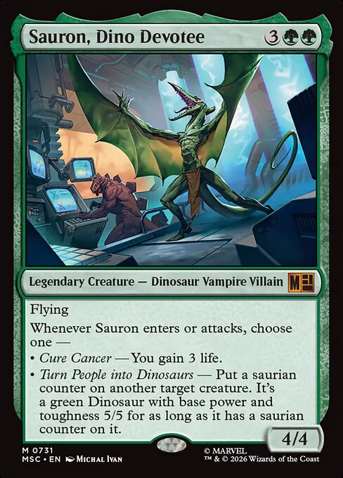 MSC: Sauron, Dino Devoteee