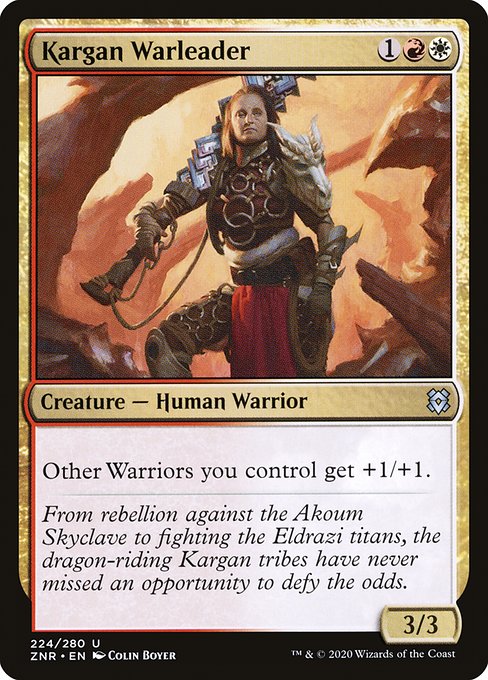 ZNR: Kargan Warleader (Foil)