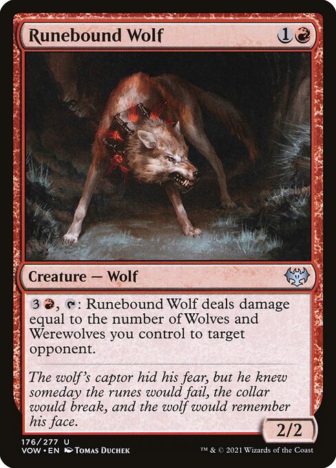VOW: Runebound Wolf (Foil)