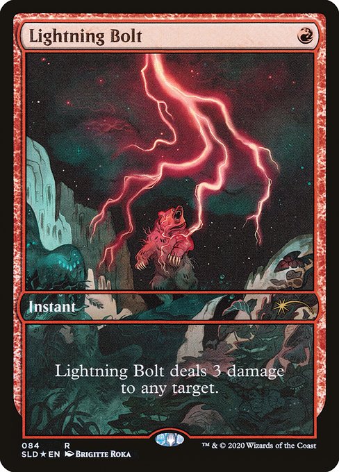 SLD: Lightning Bolt (084) (Foil)